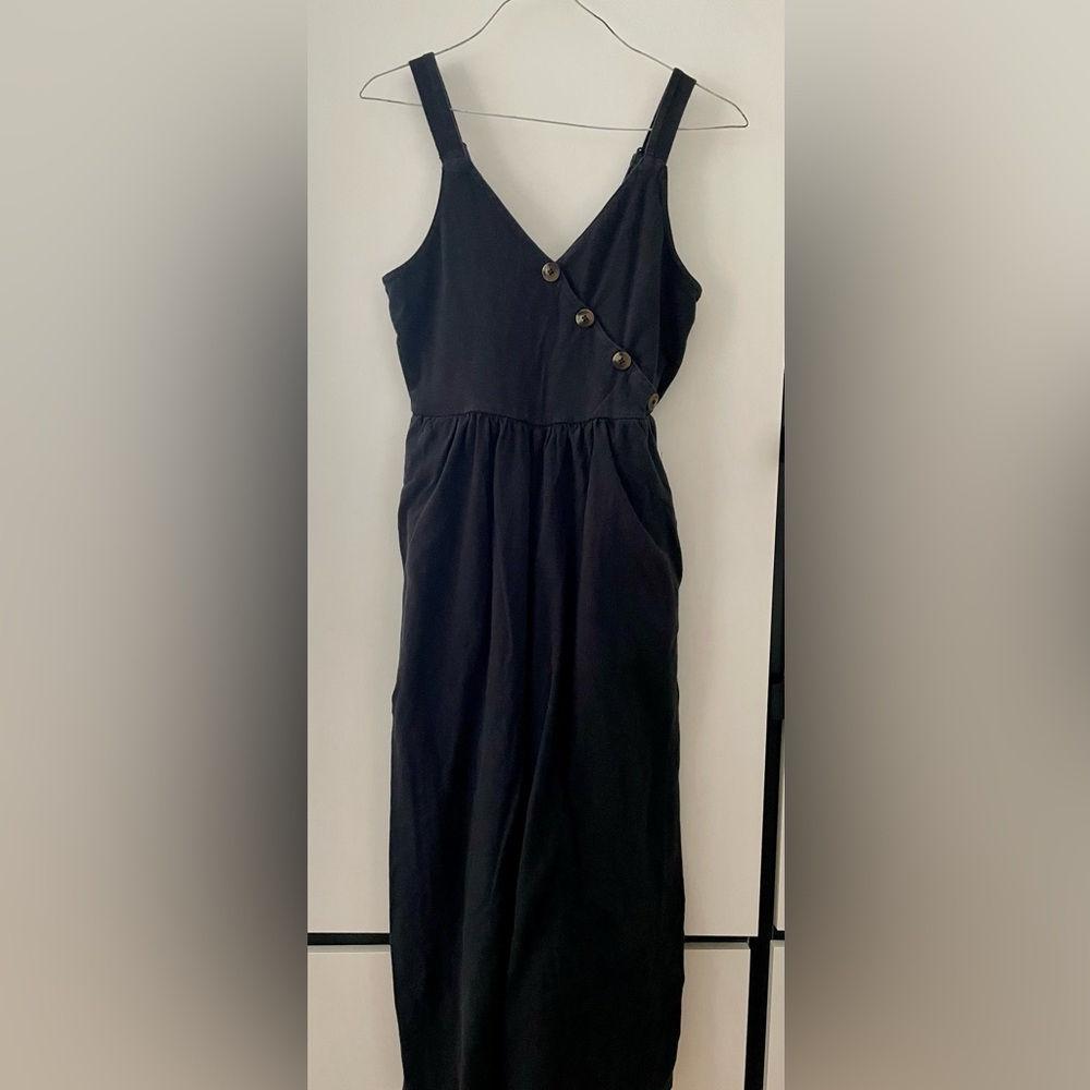 American Eagle Black Jumpsuit—Size S